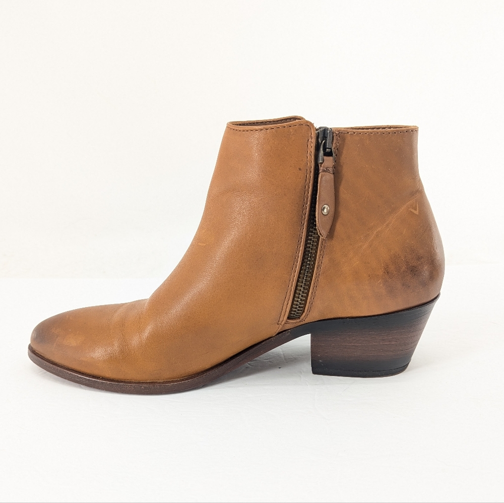 Thursday Everyday Toffee Downtown Leather Ankle Bootie Tan Brown Fall Size 8.5 - Picture 8 of 16